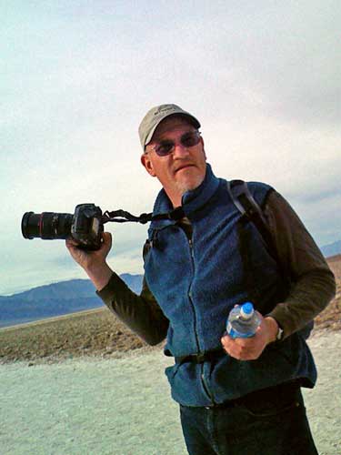 Mark in Death Valley
